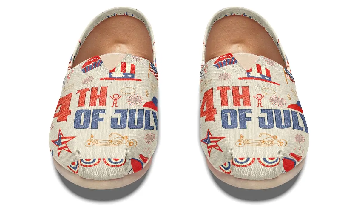 4th of July Pattern Casual Shoes