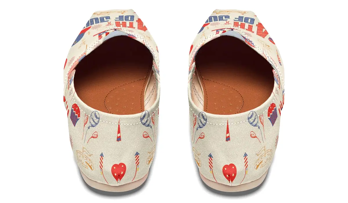 4th of July Pattern Casual Shoes