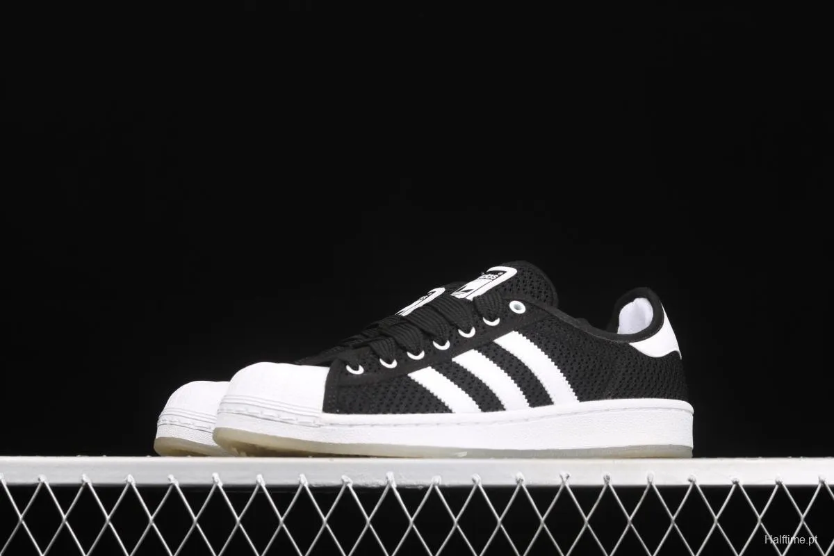 Adidas Originals Superstar S82584 shell head knitting breathable leisure board shoes