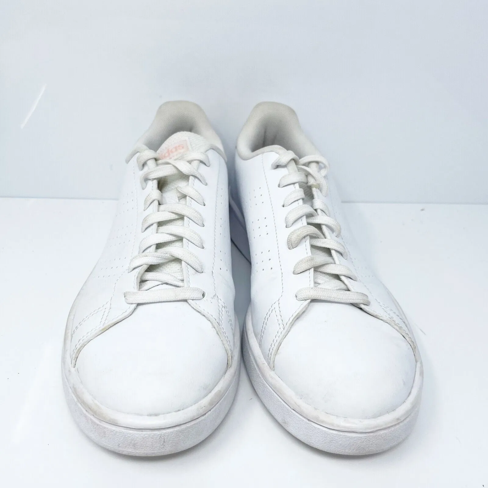 Adidas Womens Advantage Base EE7510 White Casual Shoes Sneakers Size 8.5