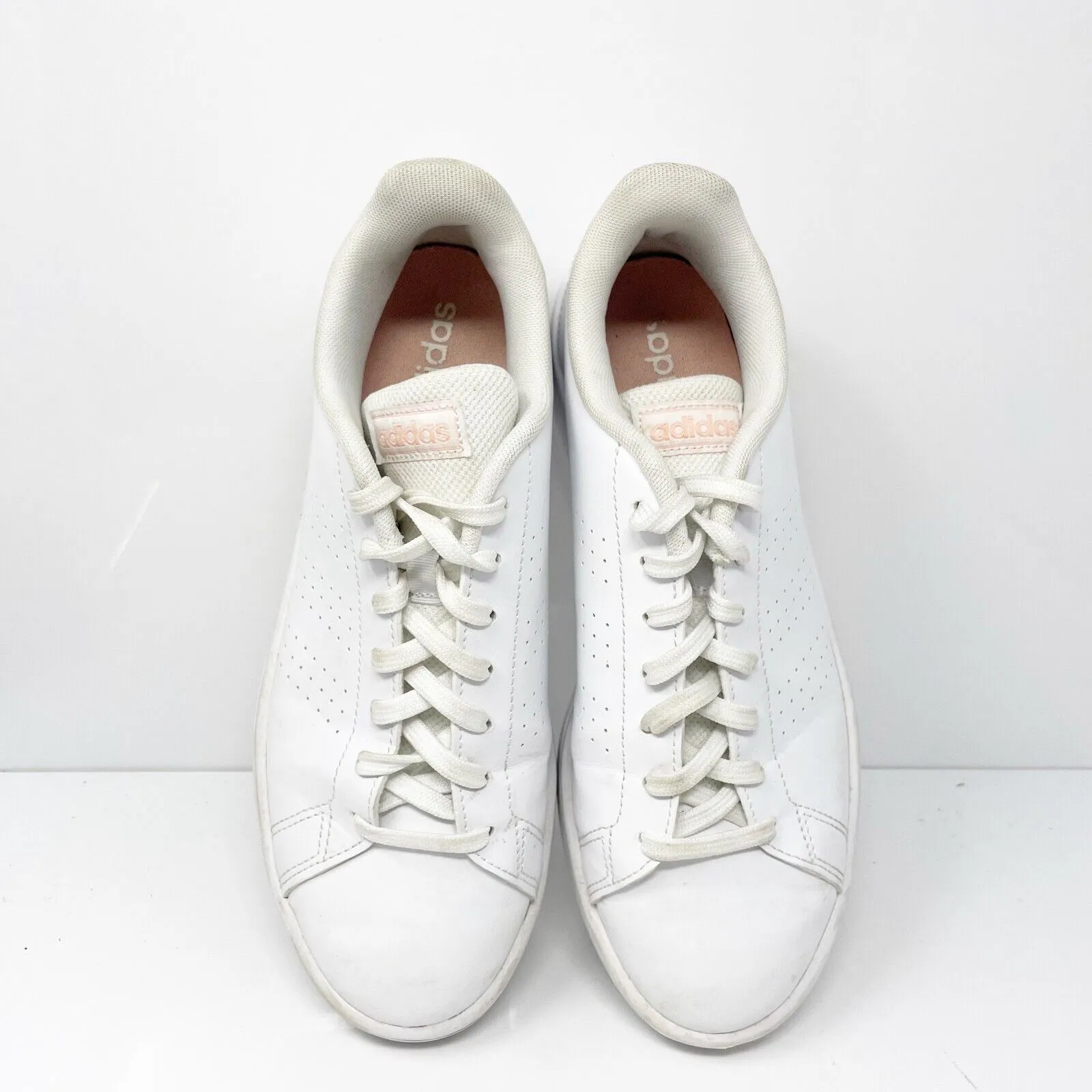 Adidas Womens Advantage Base EE7510 White Casual Shoes Sneakers Size 8.5