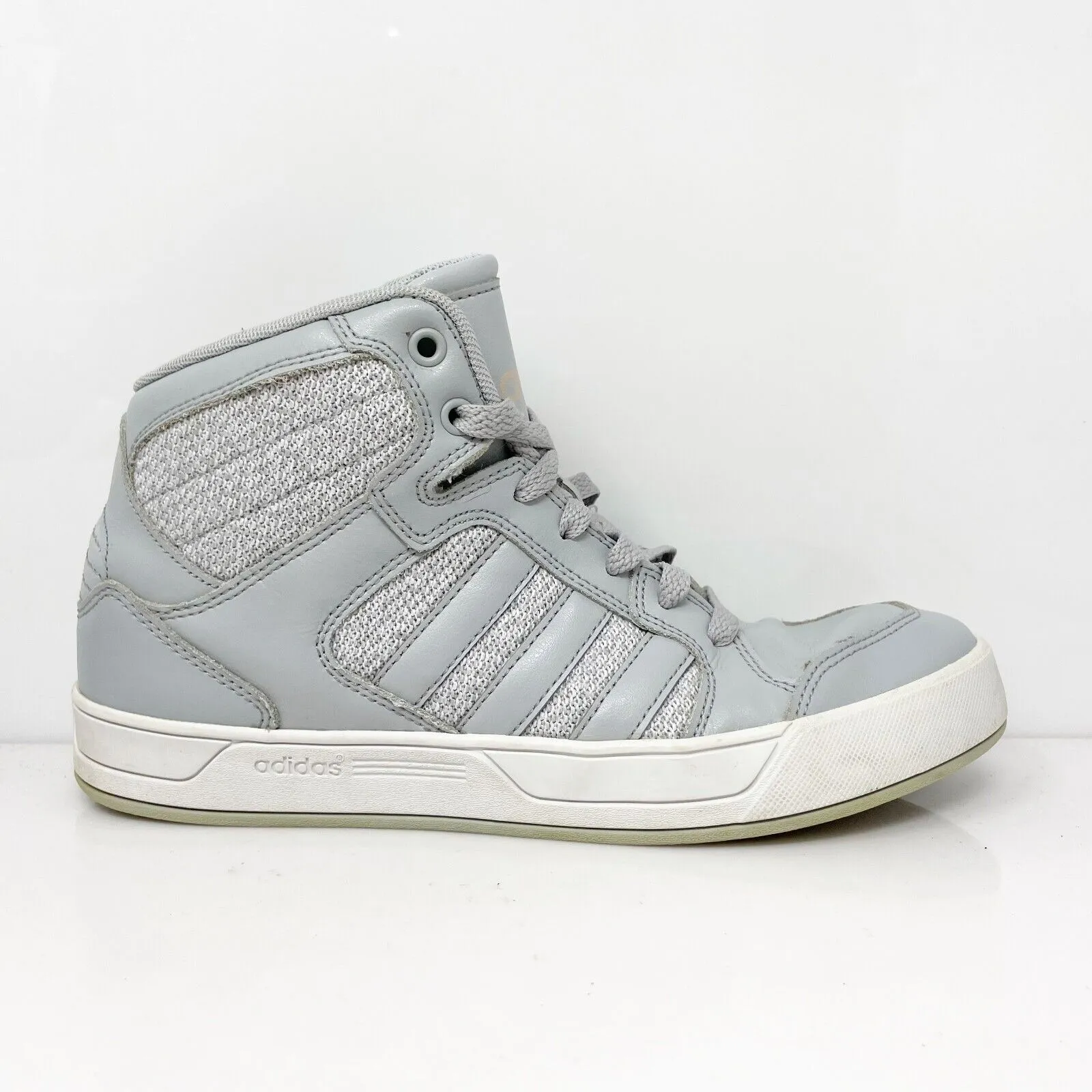 Adidas Womens Raleigh AW5411 Gray Basketball Shoes Sneakers Size 7.5