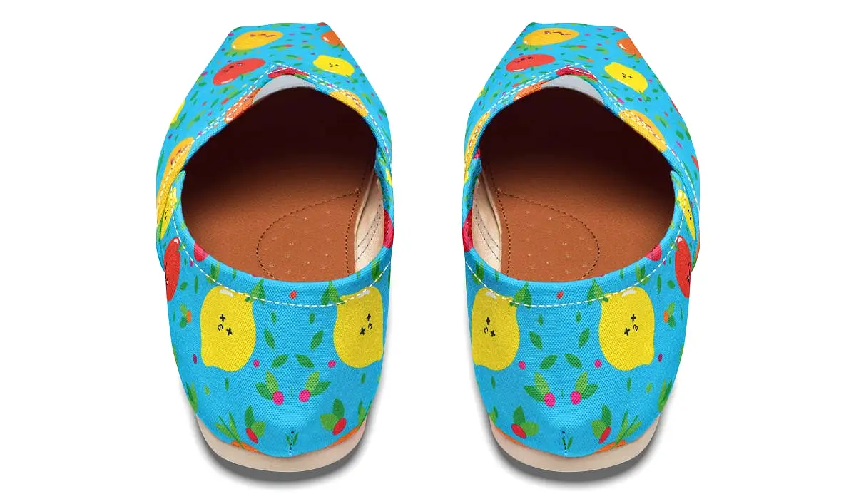 Adorable Fruit Pattern Casual Shoes