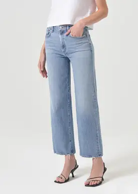 AGOLDE HARPER CROP JEAN IN HASSLE