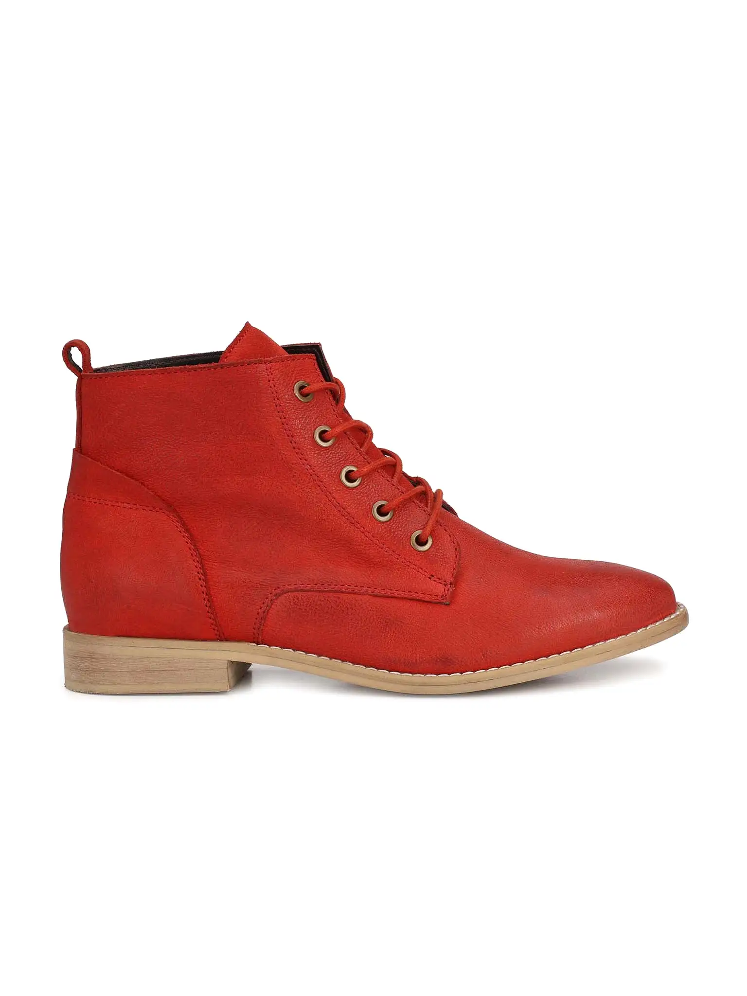 Alberto Torresi Flaming Red Women’S Ankle Boots