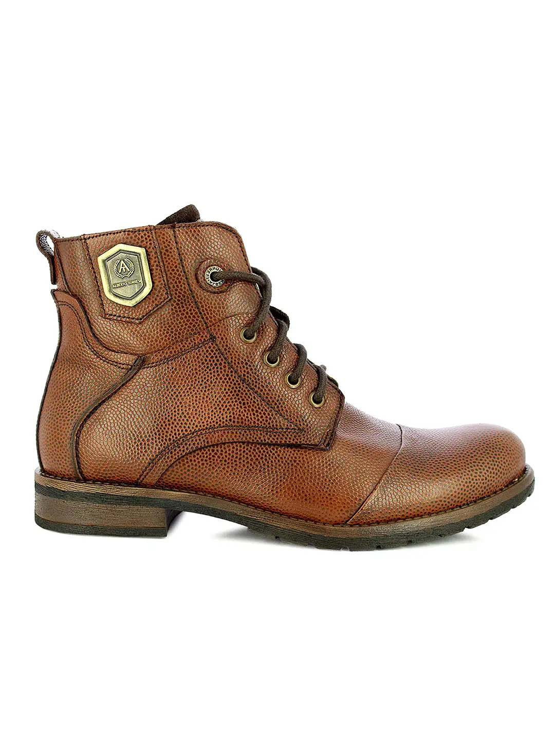 Alberto Torresi Men Mid Brown Eli High Top Boots