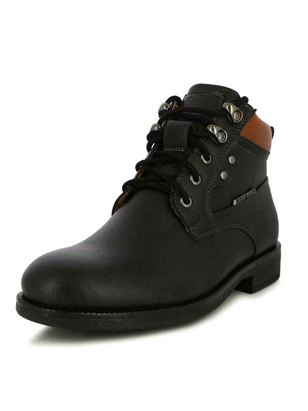 Alberto Torresi Men's Reynad Black And Tan Boots