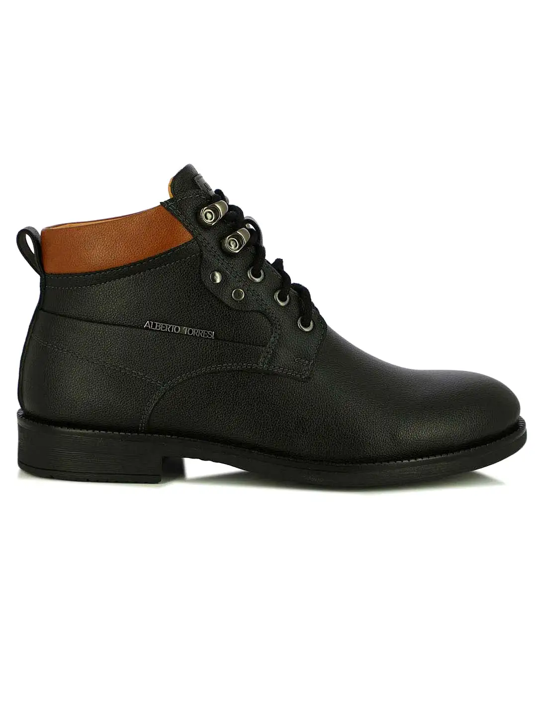 Alberto Torresi Men's Reynad Black And Tan Boots