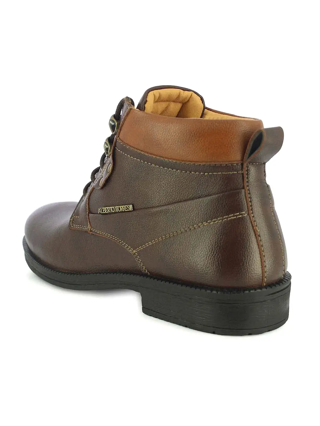 Alberto Torresi Men's Reynad Brown And Tan Boots