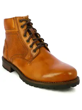 Alberto Torresi Men's Tybalt Textured Tan Boots