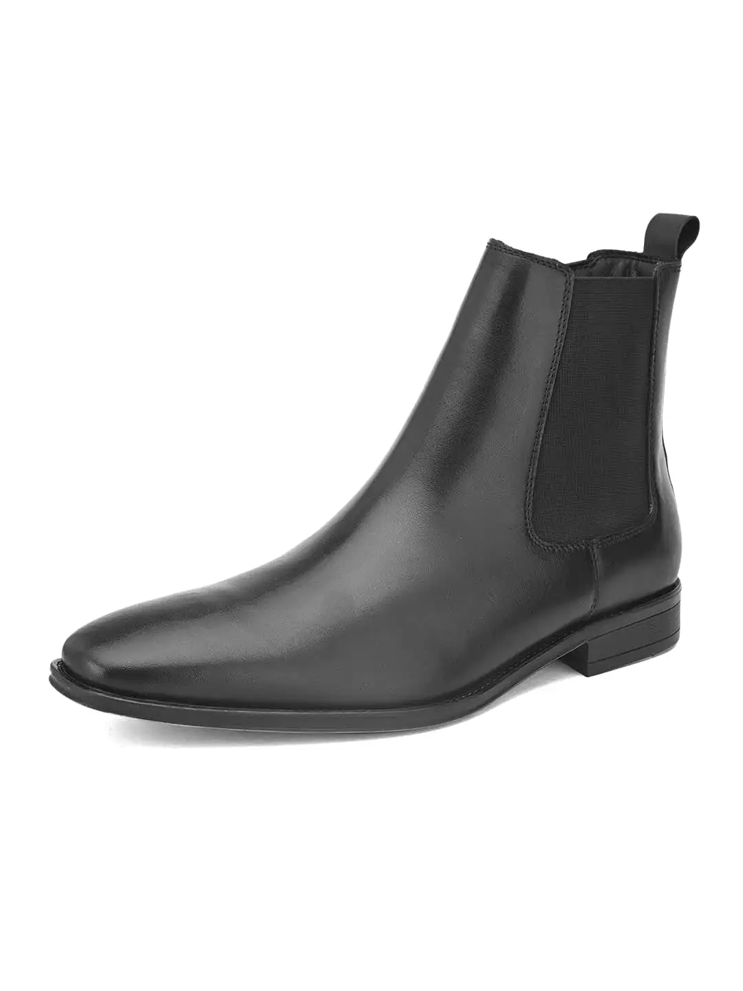 Alberto Torresi Royal Look Black Chelsea Boots For Men