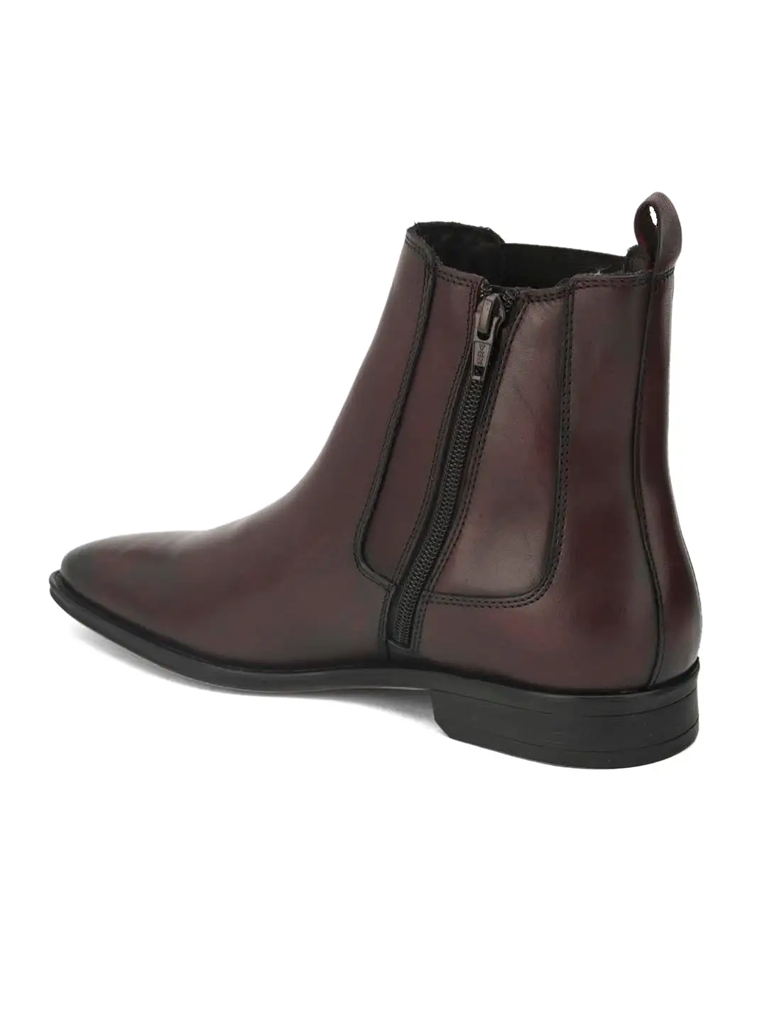 Alberto Torresi Royal Look Burgundy Chelsea Boots For Men