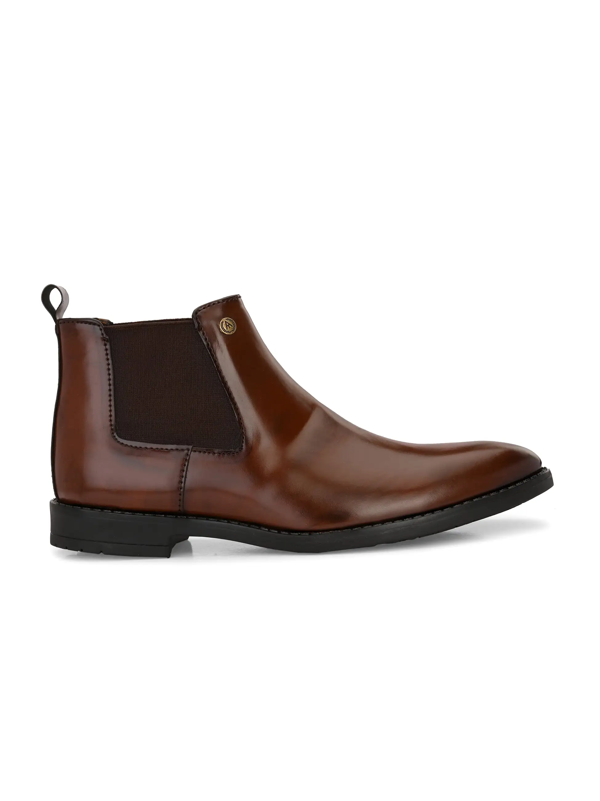 Alberto Torresi Synthetic Bordo Chelsea Boots For Men