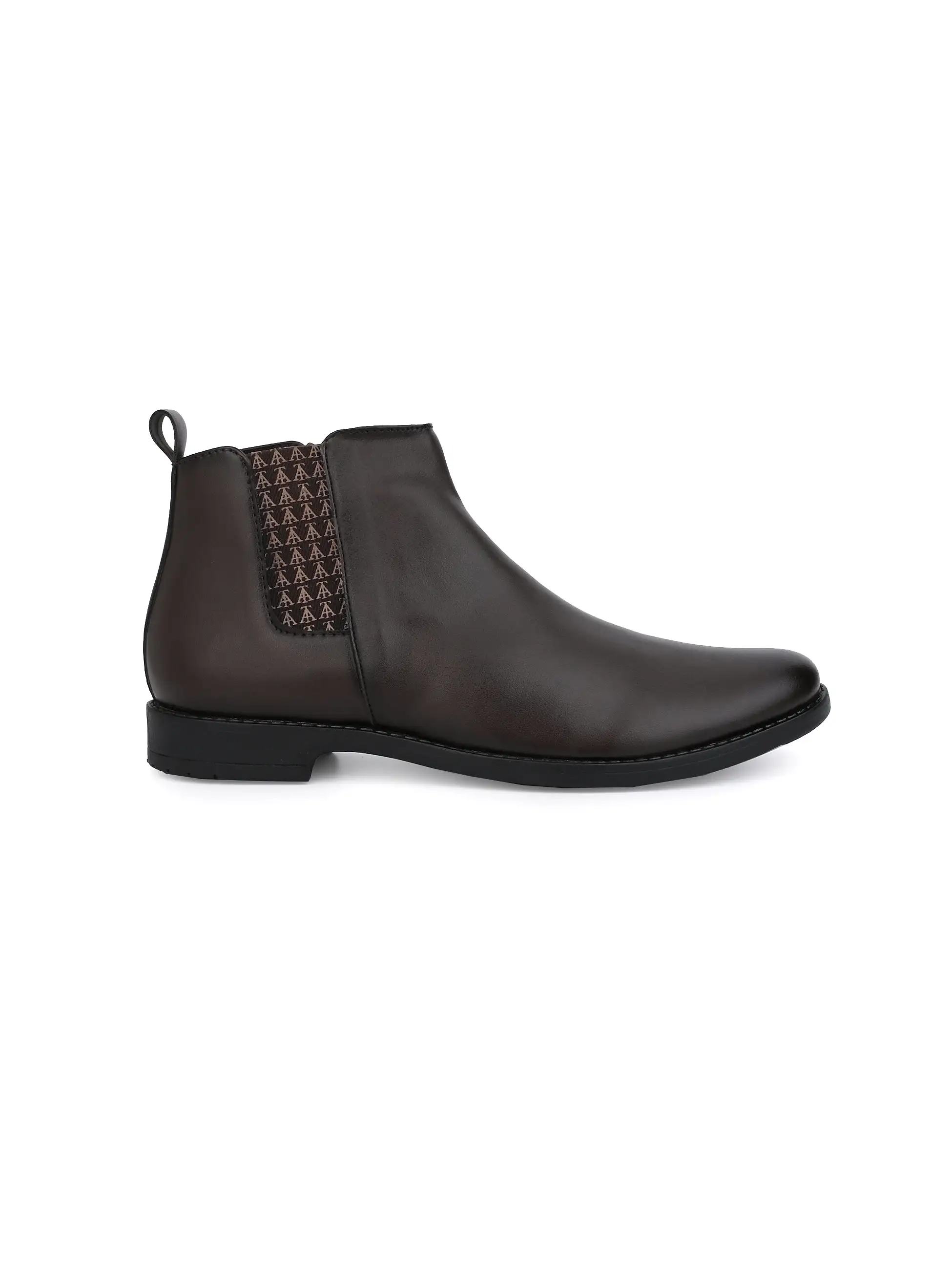 Alberto Torresi Synthetic Brown Chelsea Boots For Men