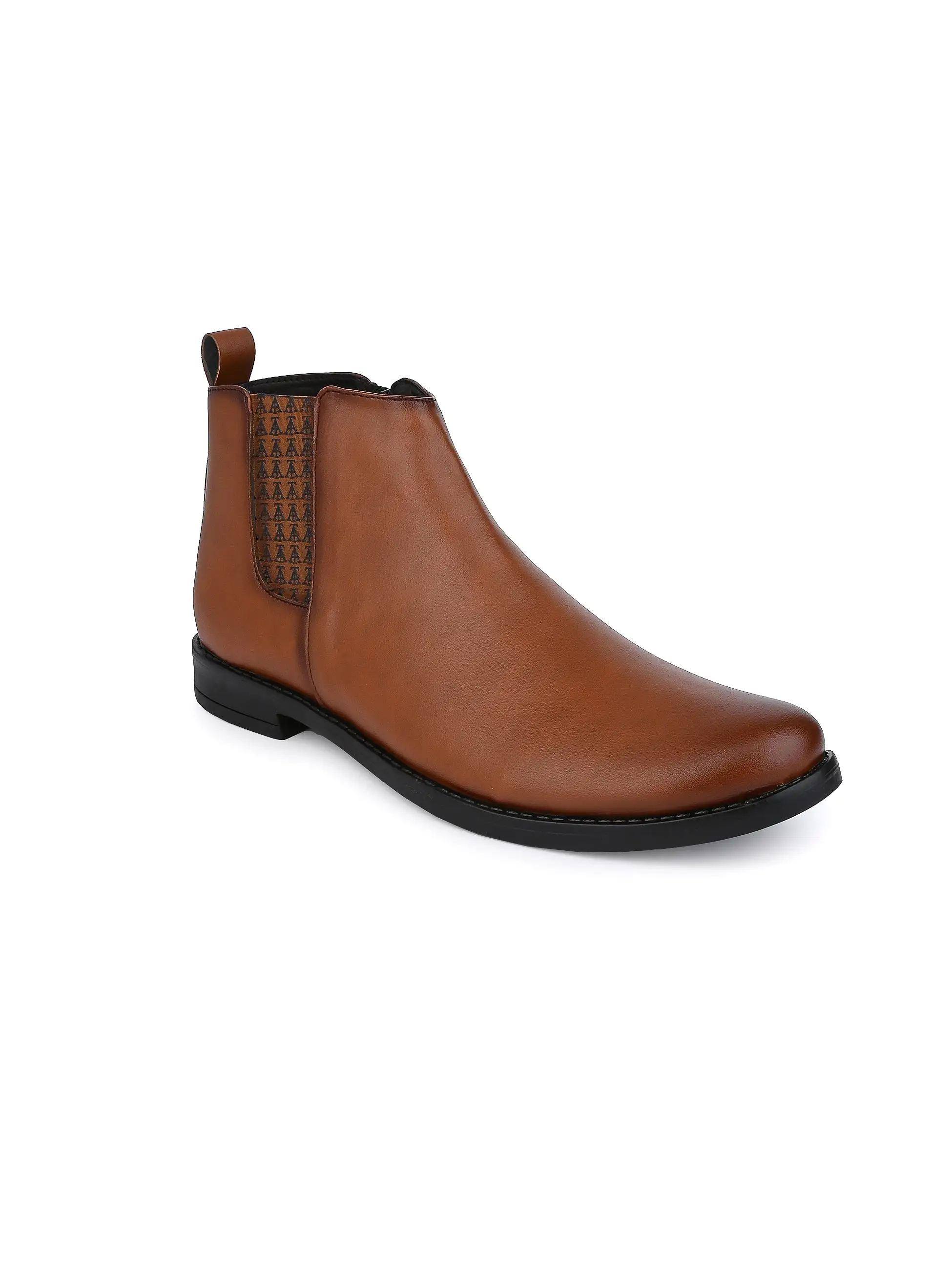 Alberto Torresi Synthetic Tan Chelsea Boots For Men