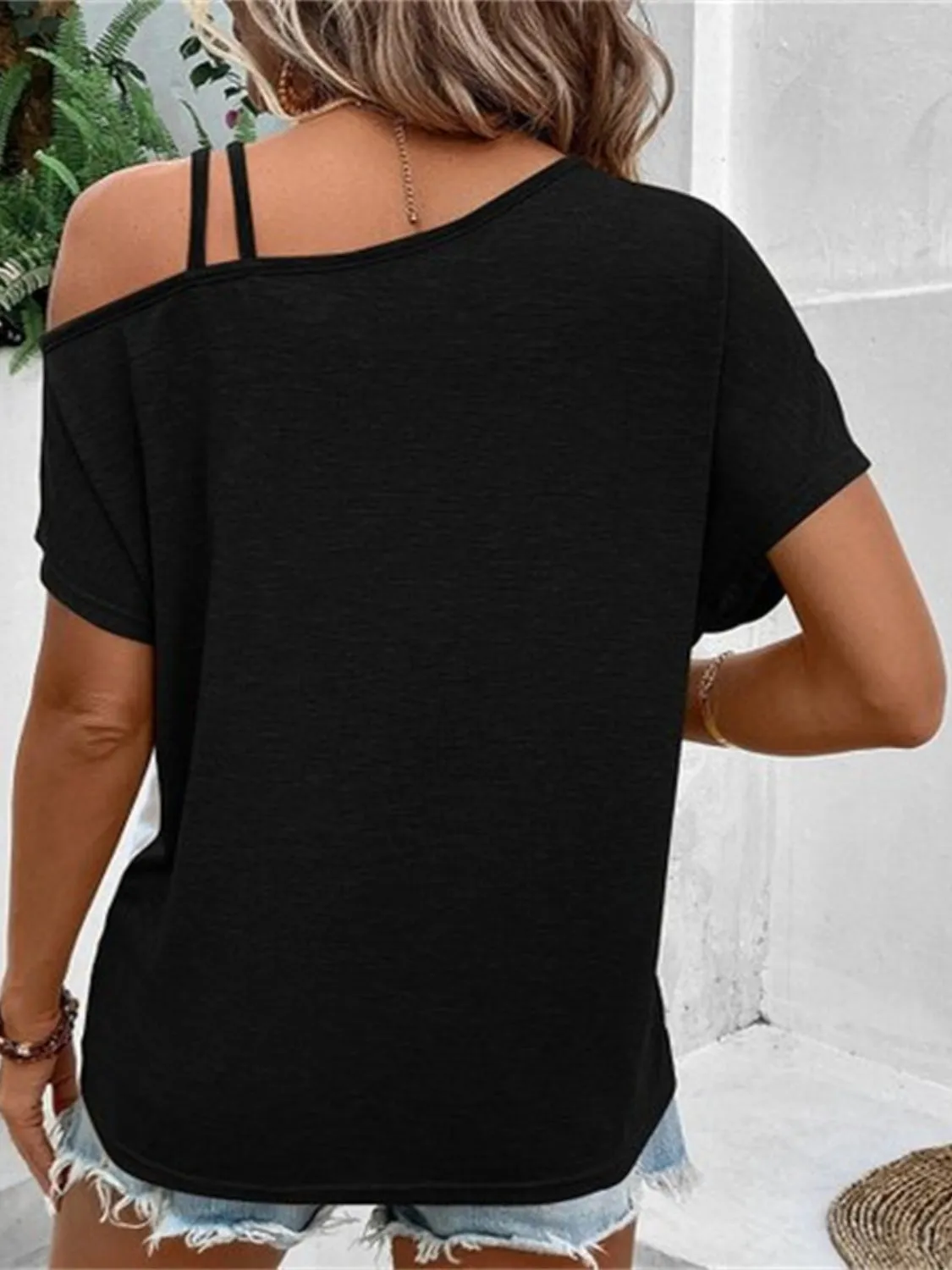 Always On My Mind Asymmetrical Tee