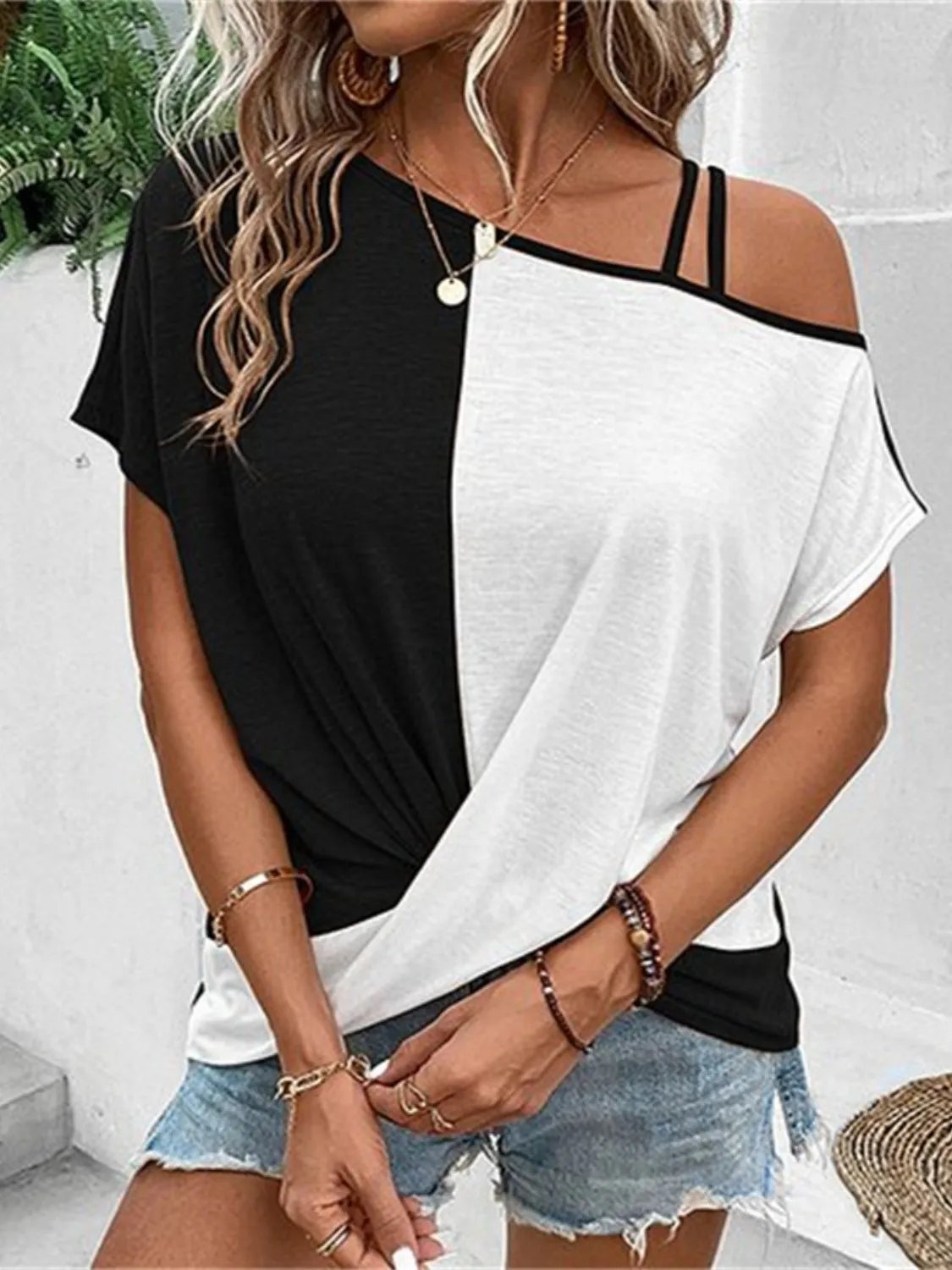 Always On My Mind Asymmetrical Tee