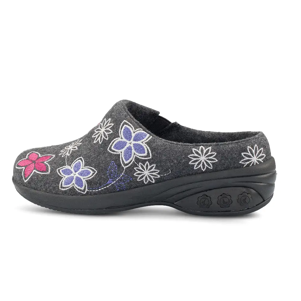 Angela Wool Clog Slip-On