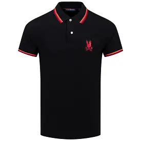 Apple Valley Pique Polo Black - W23