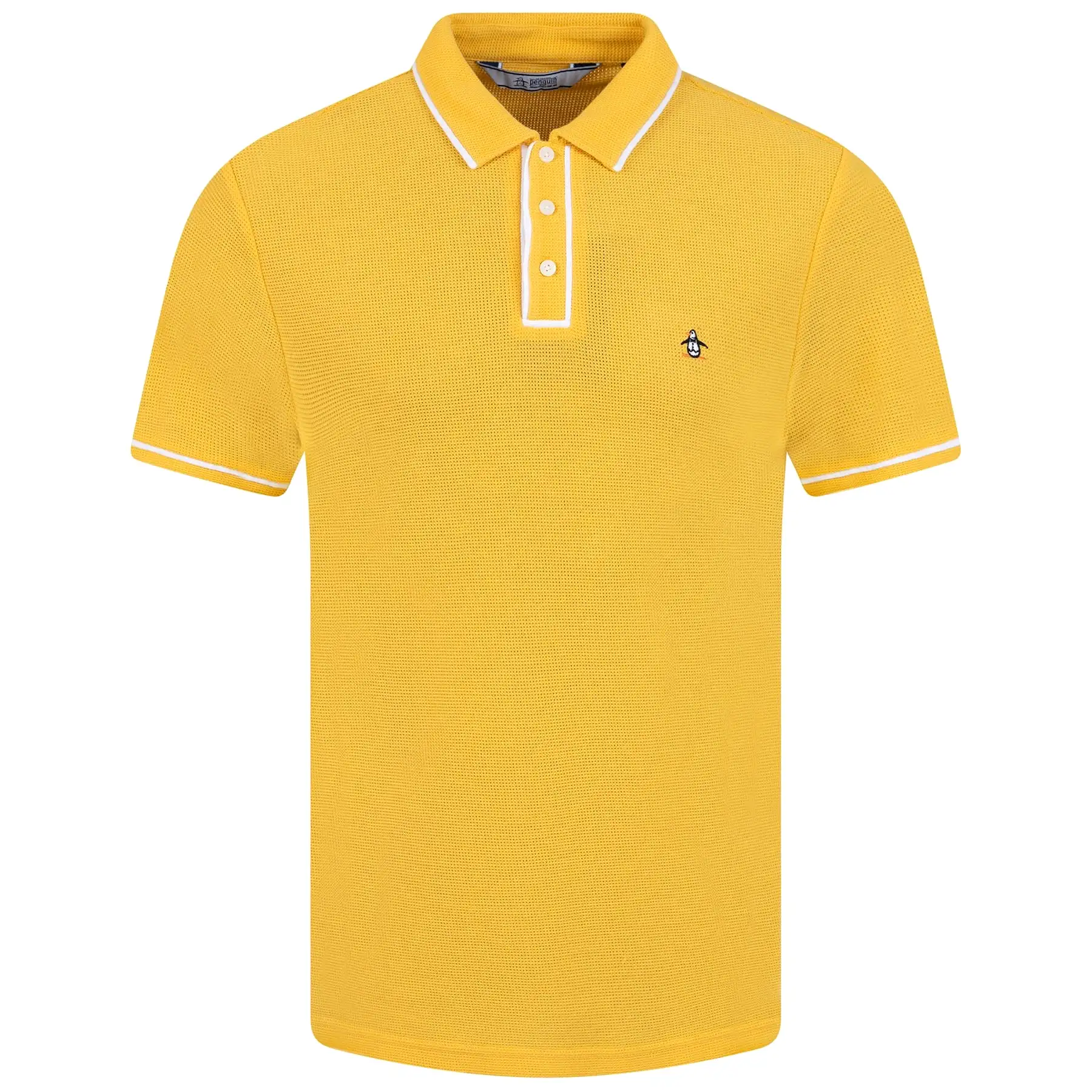 Archive Organic Cotton Earl Mesh Polo Samoan Sun - AW23