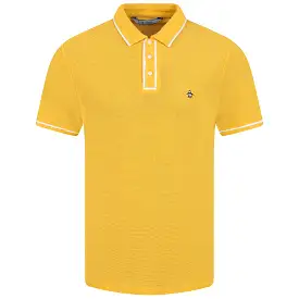 Archive Organic Cotton Earl Mesh Polo Samoan Sun - AW23