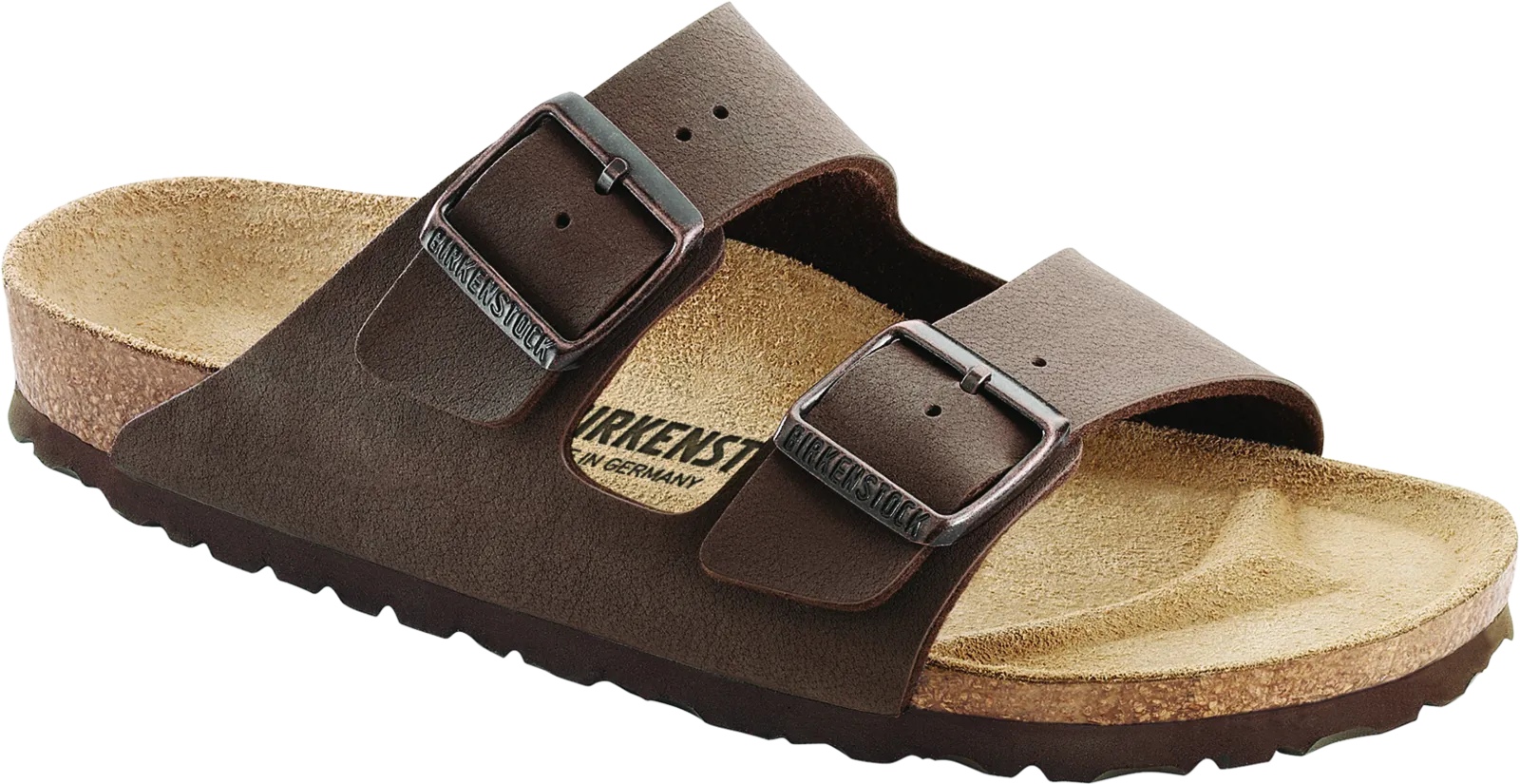 Arizona - The  Birkenstock Signature Double Band Sandal in Mocha