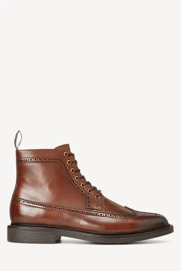 Asher Leather Wingtip Boot