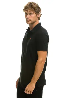 AVIATOR NATION POLO - BLACK