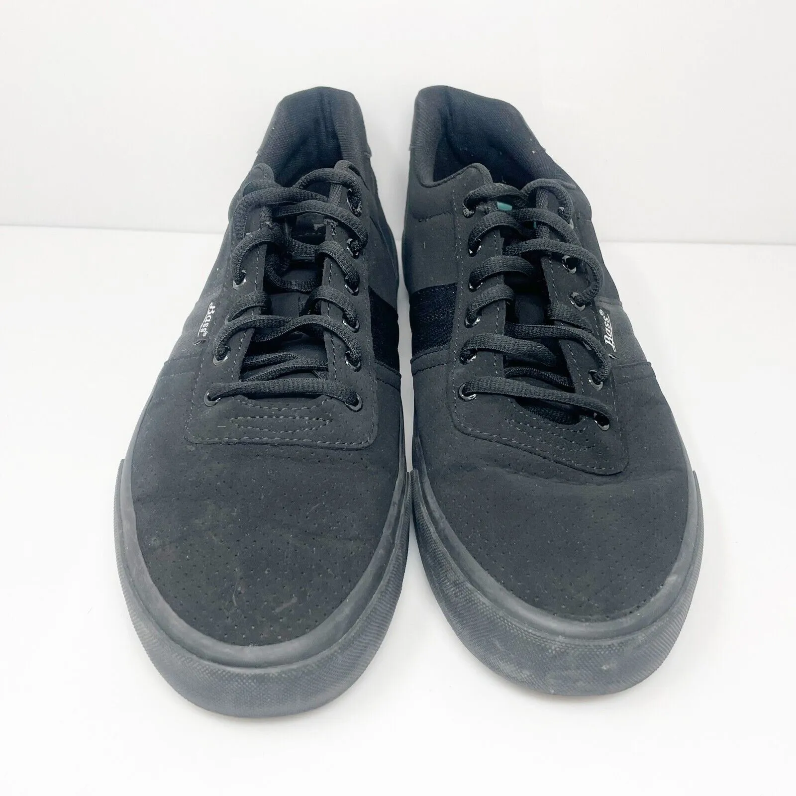 Bass Mens Trainer 713656A481 Black Lace Up Low Top Casual Shoes Sneakers Size 12