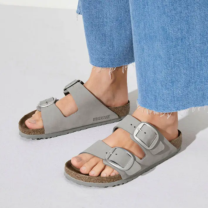 Birkenstock Arizona Big Buckle Nubuck 1022154 Dove Gray