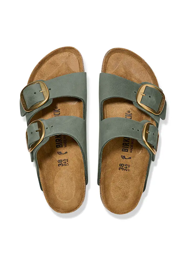 Birkenstock Arizona Big Buckle Nubuck 1025367 Thyme