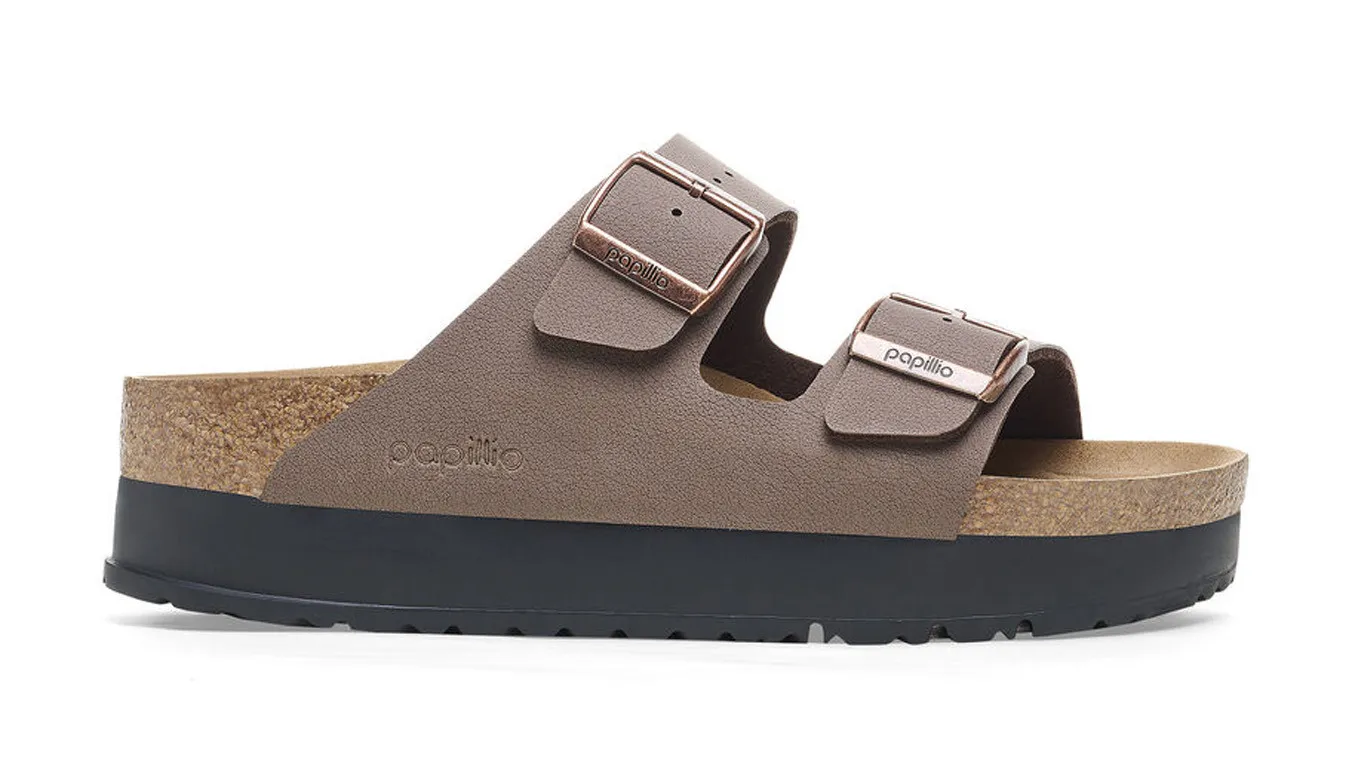 Birkenstock Arizona Flex Platform Birko-Flor Narrow Fit