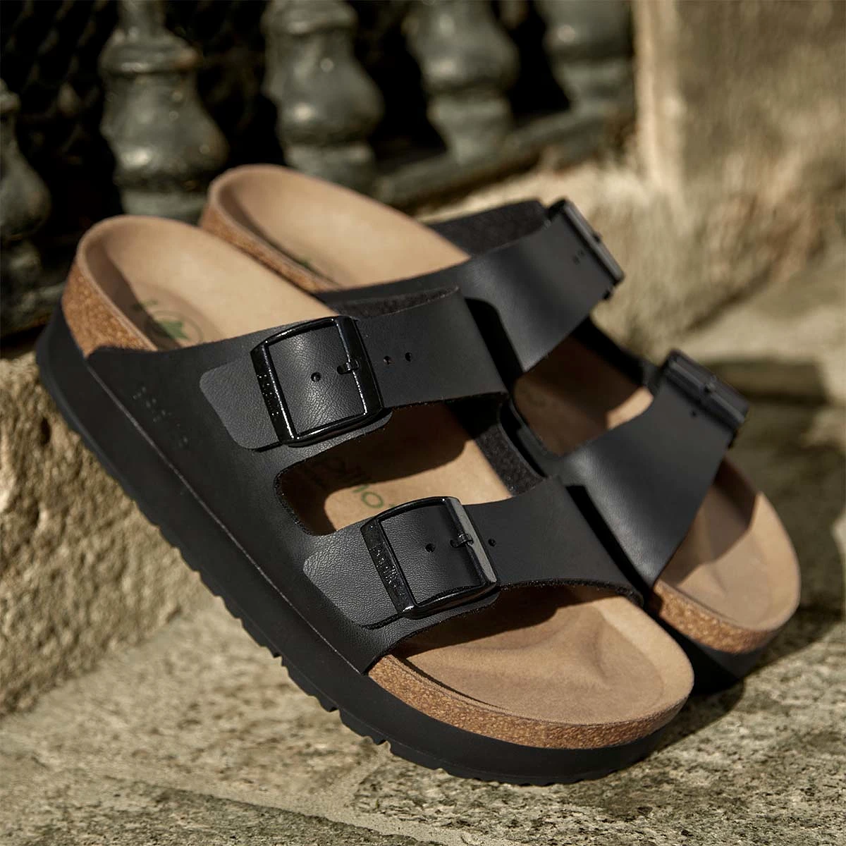 Birkenstock Arizona PAP Flex Platform Black   