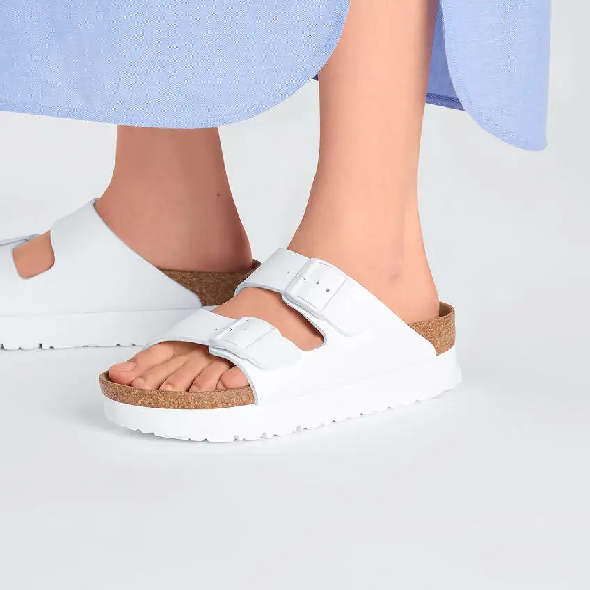 Birkenstock Arizona PAP Flex Platform White   