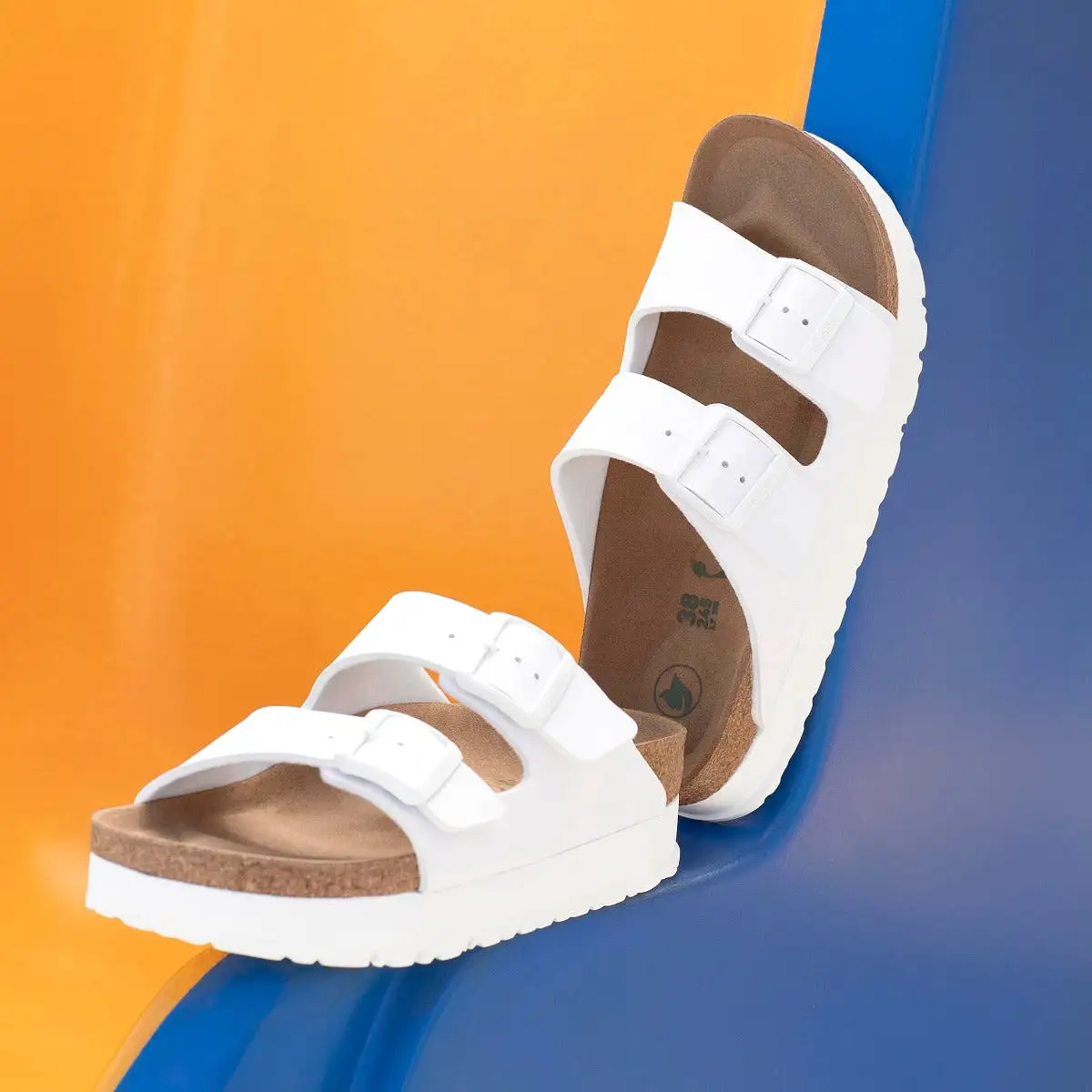 Birkenstock Arizona PAP Flex Platform White   