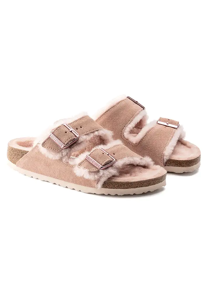 Birkenstock Arizona Shearling Suede 1020389 Light Rose