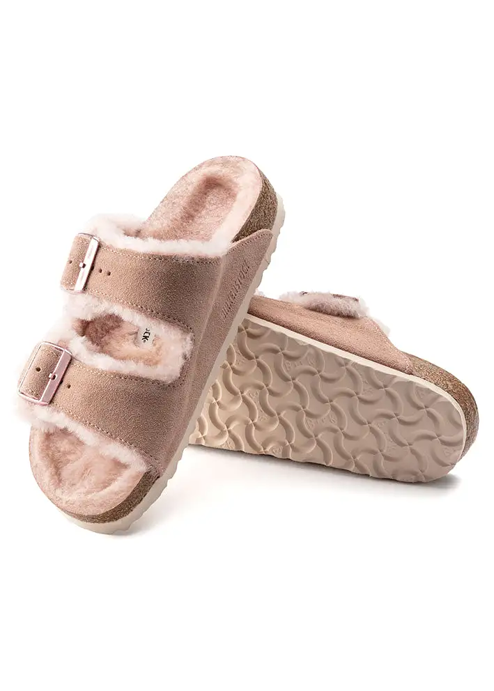 Birkenstock Arizona Shearling Suede 1020389 Light Rose