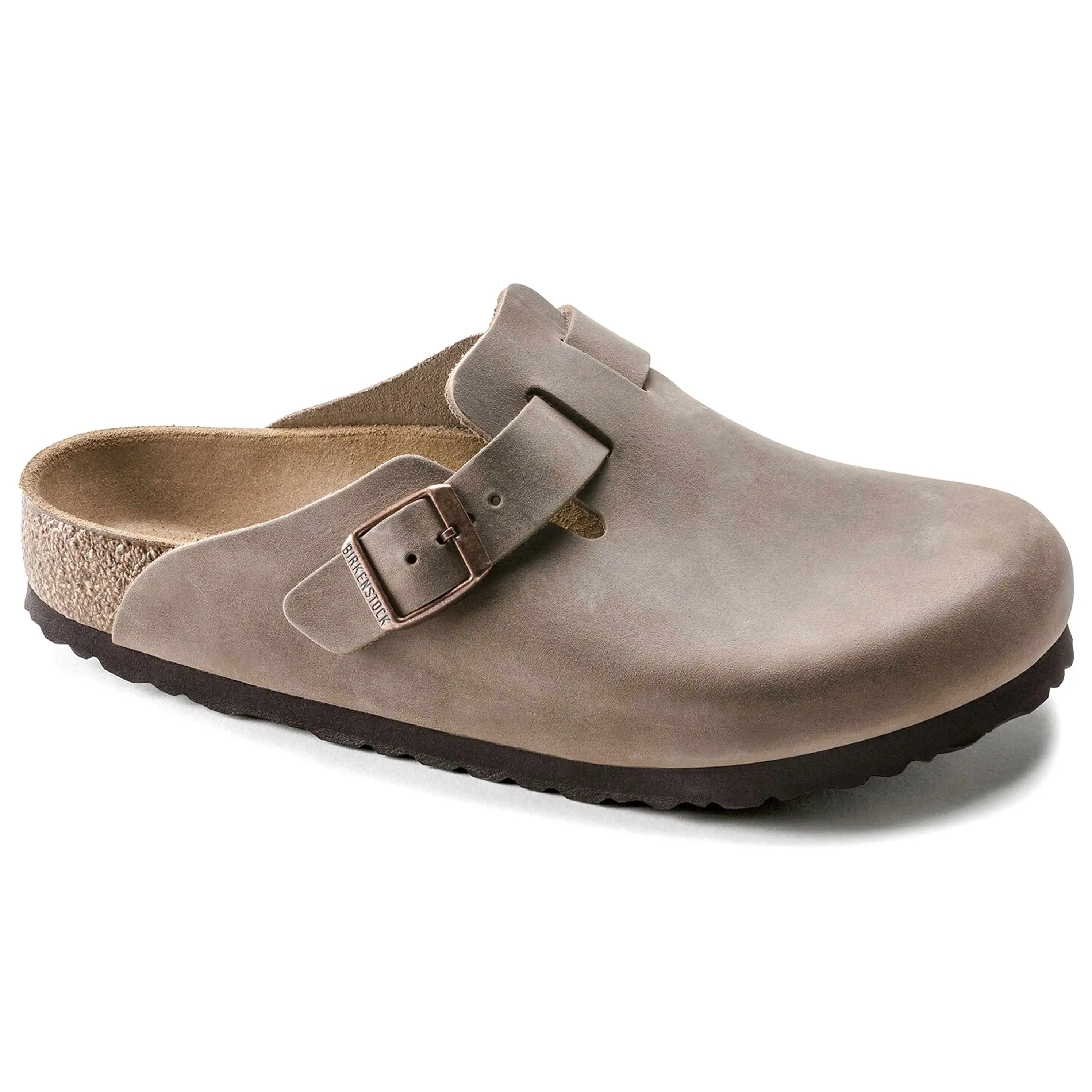 Birkenstock Boston BS Sandals - Tobacco Brown Oiled Leather