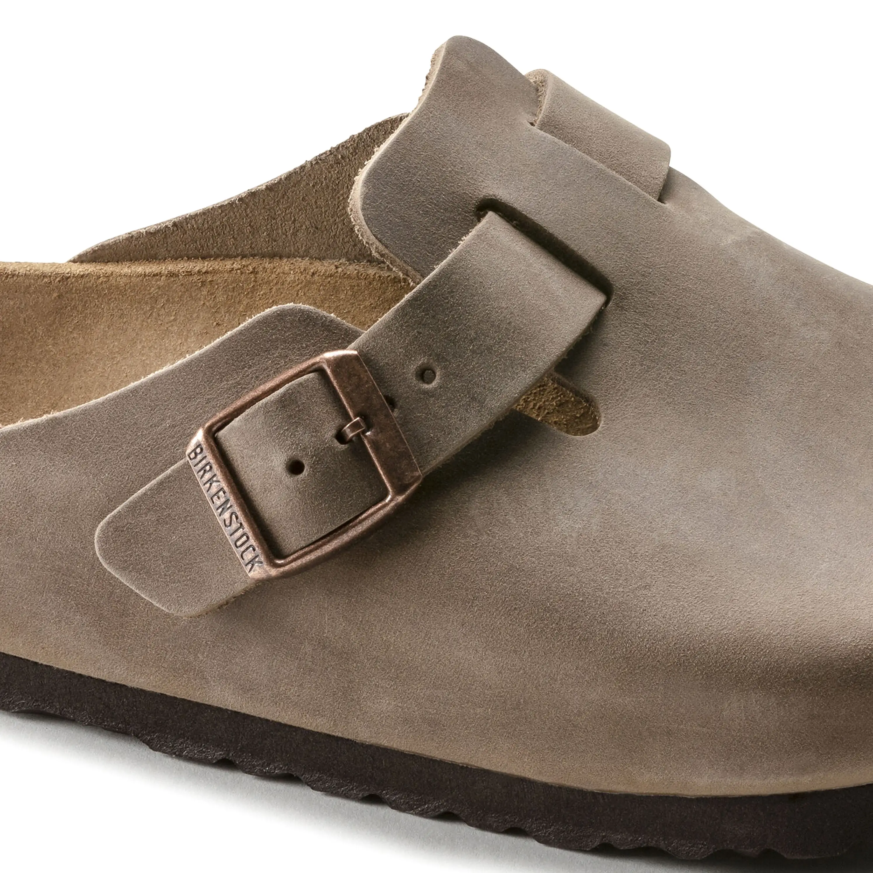 Birkenstock Boston BS Sandals - Tobacco Brown Oiled Leather