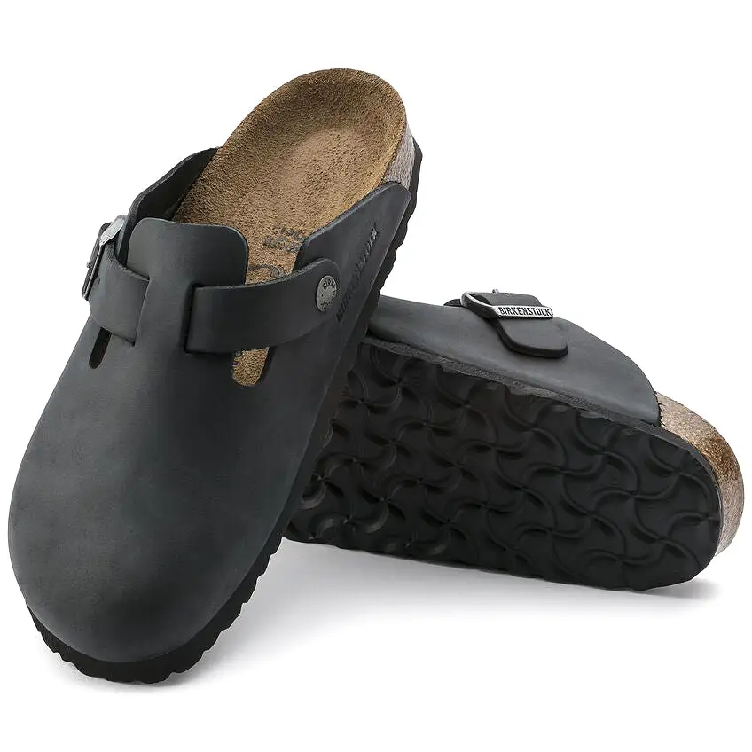     Birkenstock Boston Oiled Leather Black