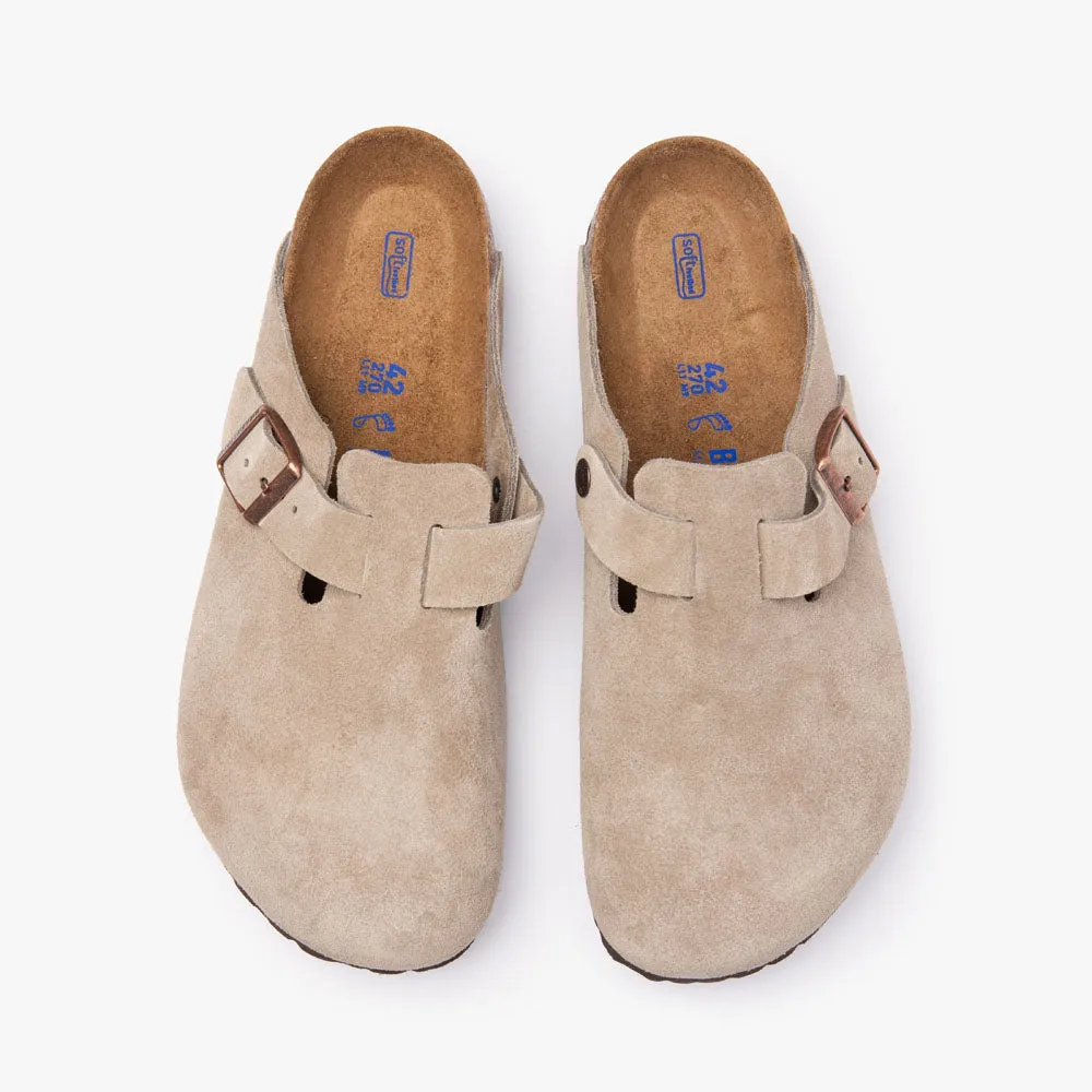 Birkenstock Boston Soft Footbed / Taupe