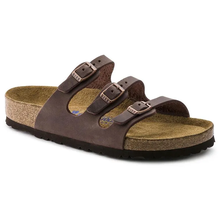 BIRKENSTOCK FLORIDA SOFT FOOTBED OILED LEATHER WOMEN'S