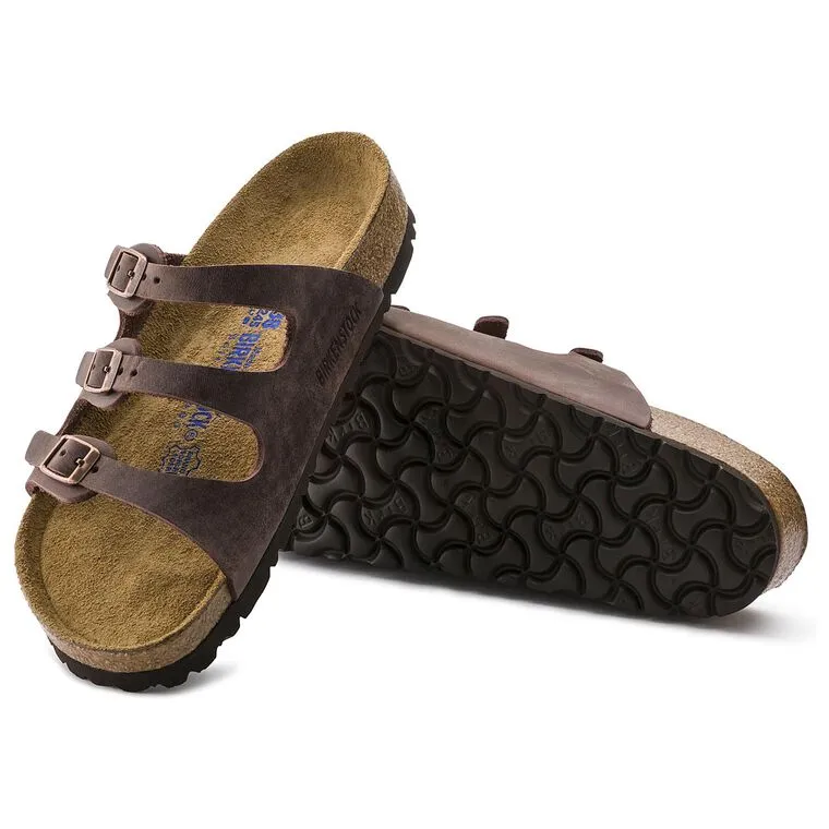 BIRKENSTOCK FLORIDA SOFT FOOTBED OILED LEATHER WOMEN'S