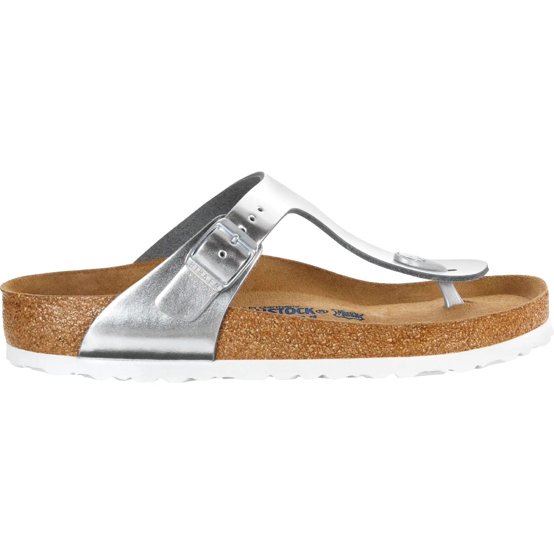       Birkenstock Gizeh Metallic Silver