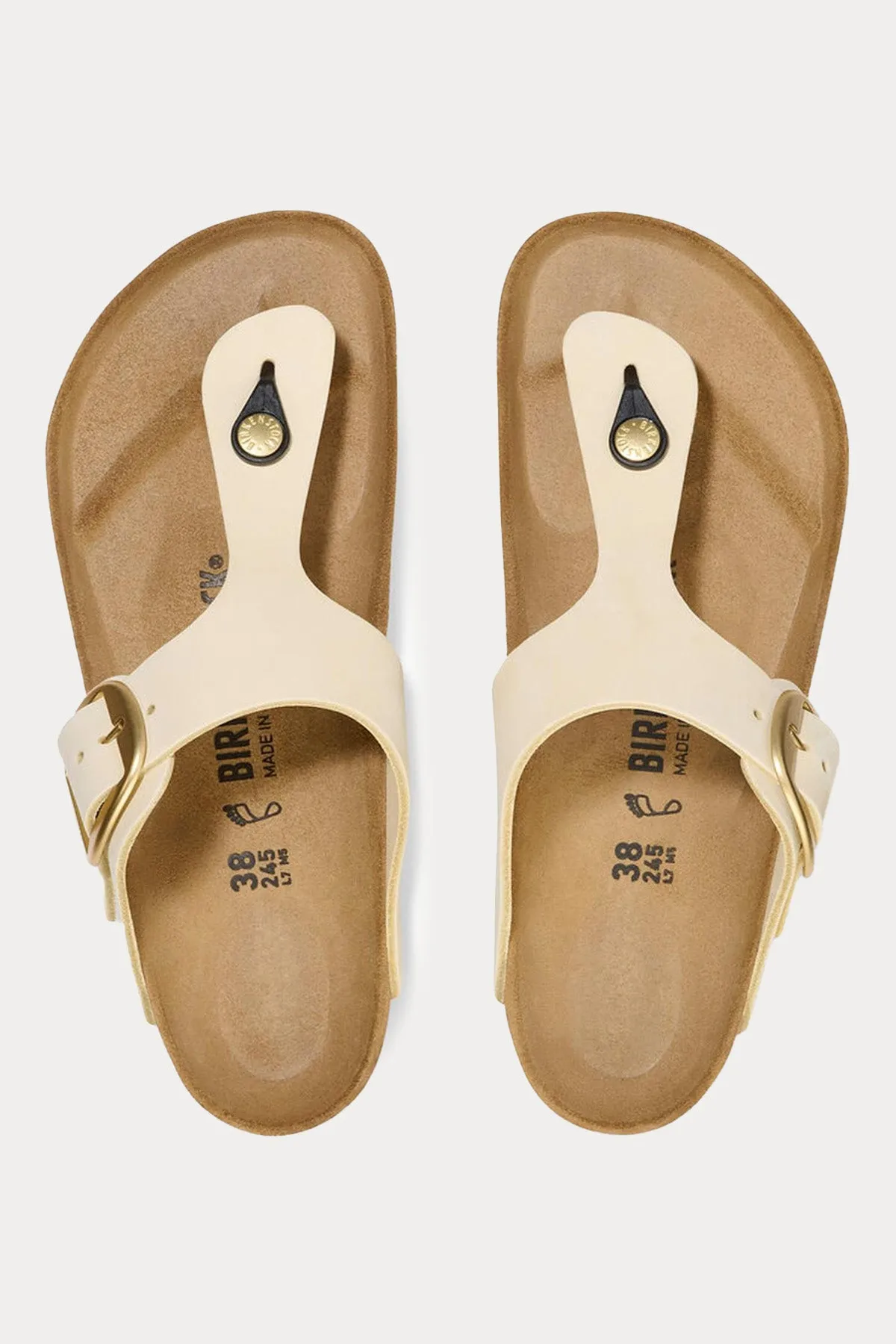 Birkenstock Gizeh Tek Tokal Doal Nubuk Deri Parmak Aras Terlik