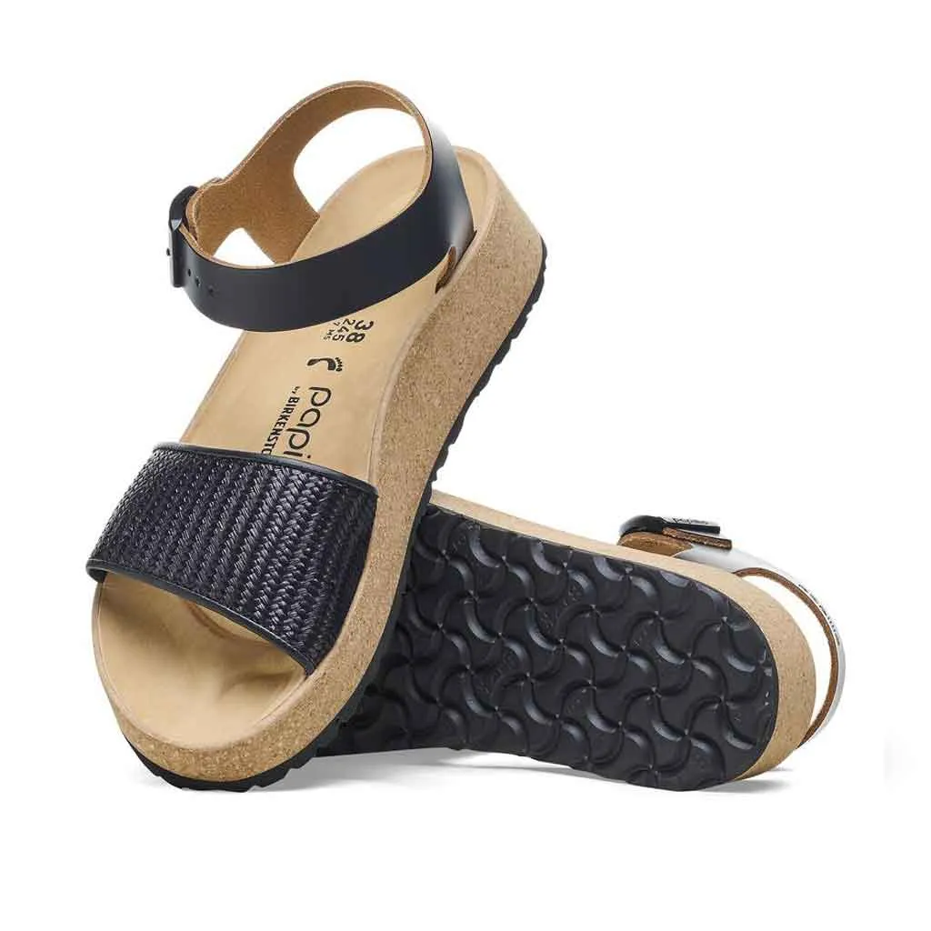 Birkenstock Glenda Raffia - Black