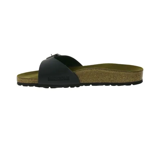 BIRKENSTOCK Madrid Pantoletten Made in Germany Sandale schmale Breite 0040793 Schwarz