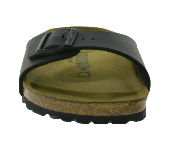 BIRKENSTOCK Madrid Pantoletten Made in Germany Sandale schmale Breite 0040793 Schwarz