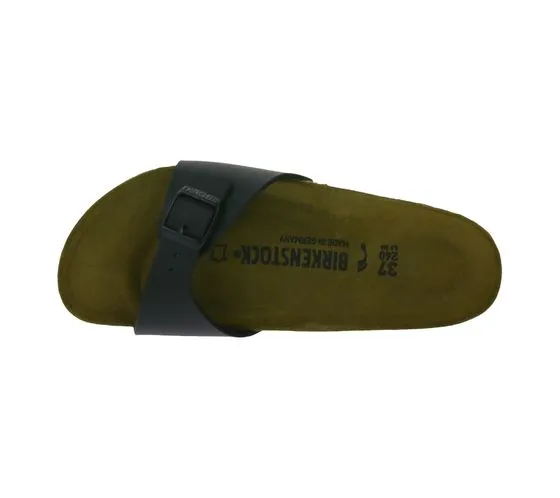 BIRKENSTOCK Madrid Pantoletten Made in Germany Sandale schmale Breite 0040793 Schwarz