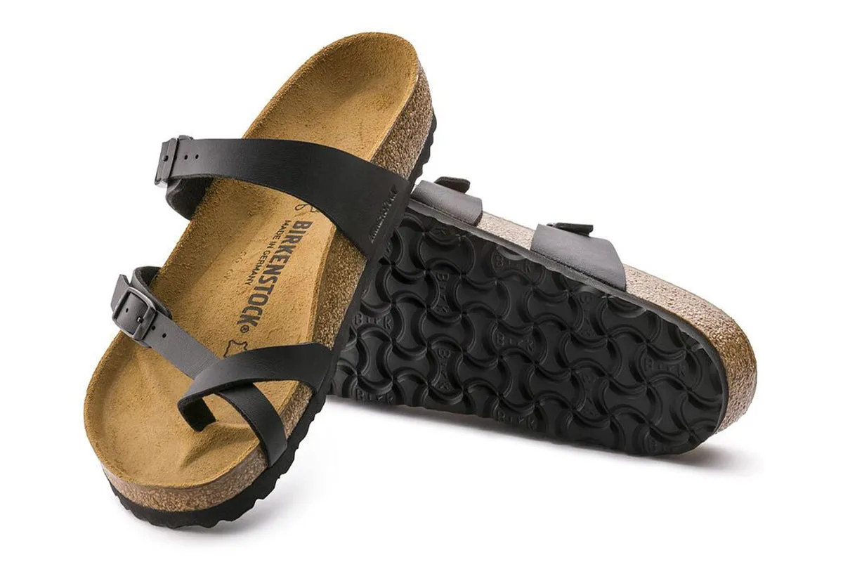 Birkenstock Mayari R Black Birko-Flor Womens